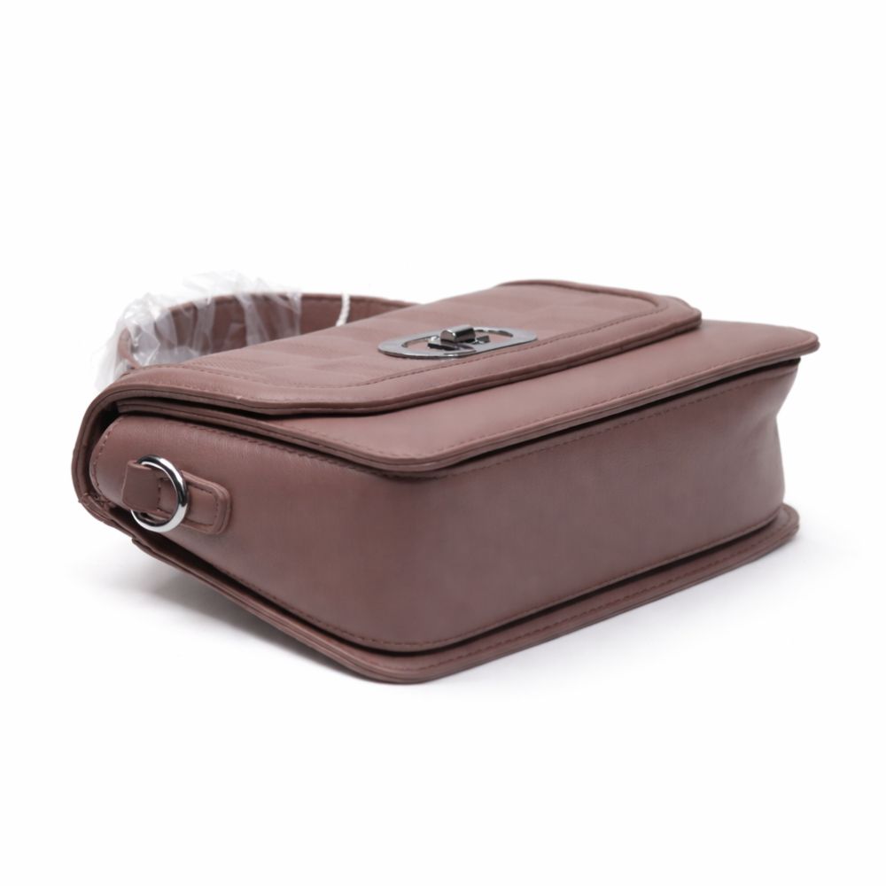 Stylish Top Handle Bag (Brown)